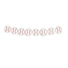 Baseball Theme Party Birthday Pulling Banner (Option: Baseball Flag)