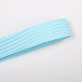9mm Gift Baking Packaging Ribbed Band Ribbon Hand Gift Decoration Blue 3 Points Thread Belt (Option: Ocean Blue-9mm-1roll)