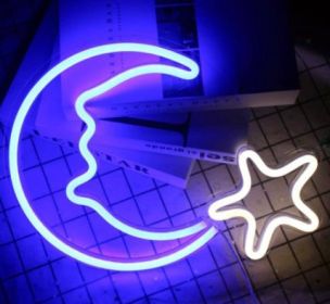Led Neon Light Indoor And Outdoor Wall Decoration Luminous Advertising Spaceman Planet Pattern (Option: StyleN-Adjustable Brightness-USB)