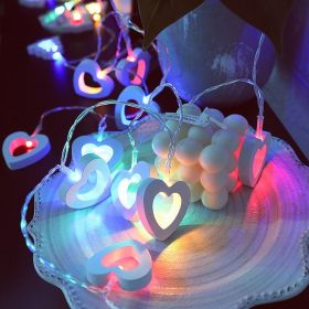 LED Wood Love Heart Lighting Chain String (Option: Color-Style 6)